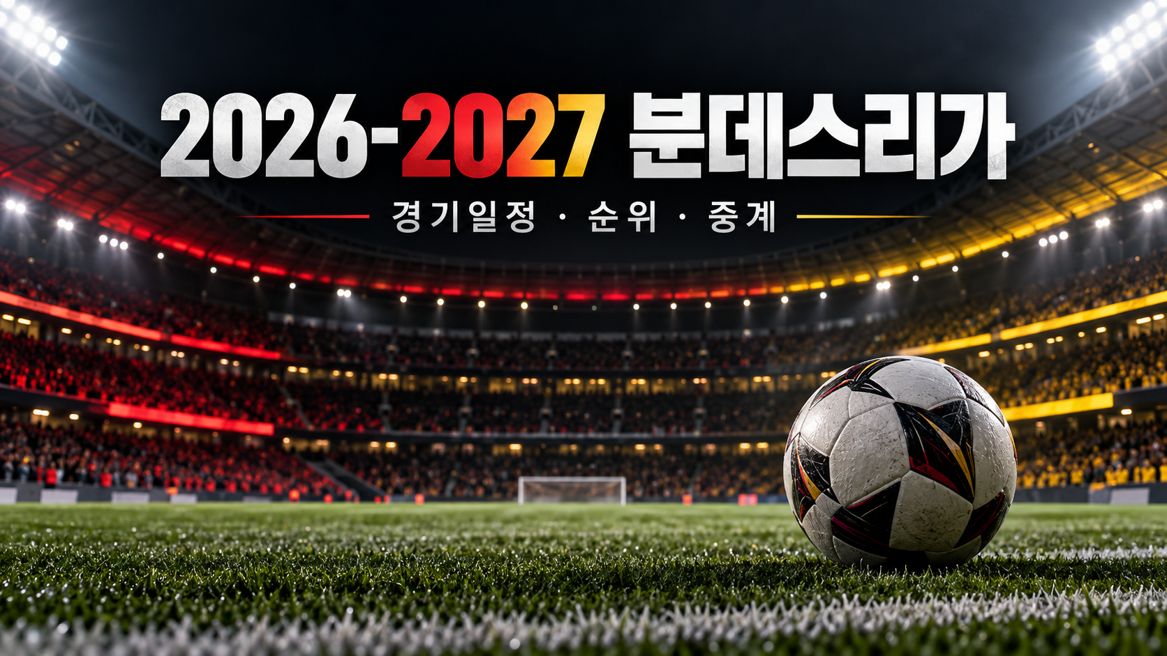 2026-2027 분데스리가 경기일정 순위 중계