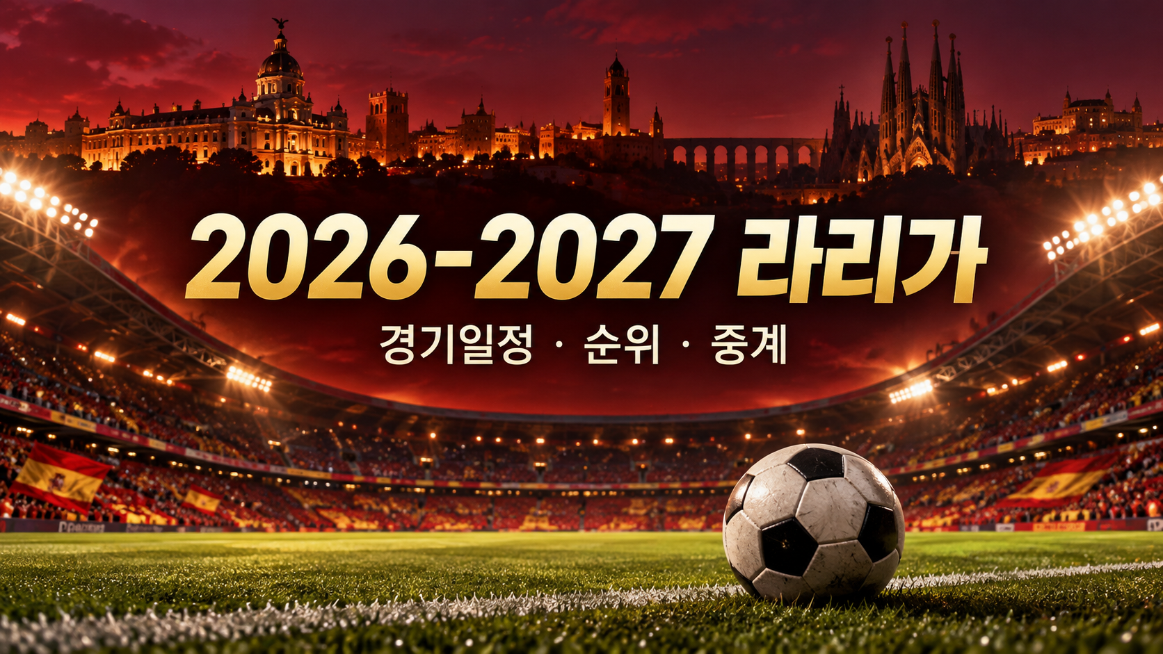 2026-2027 라리가 경기일정 순위 중계