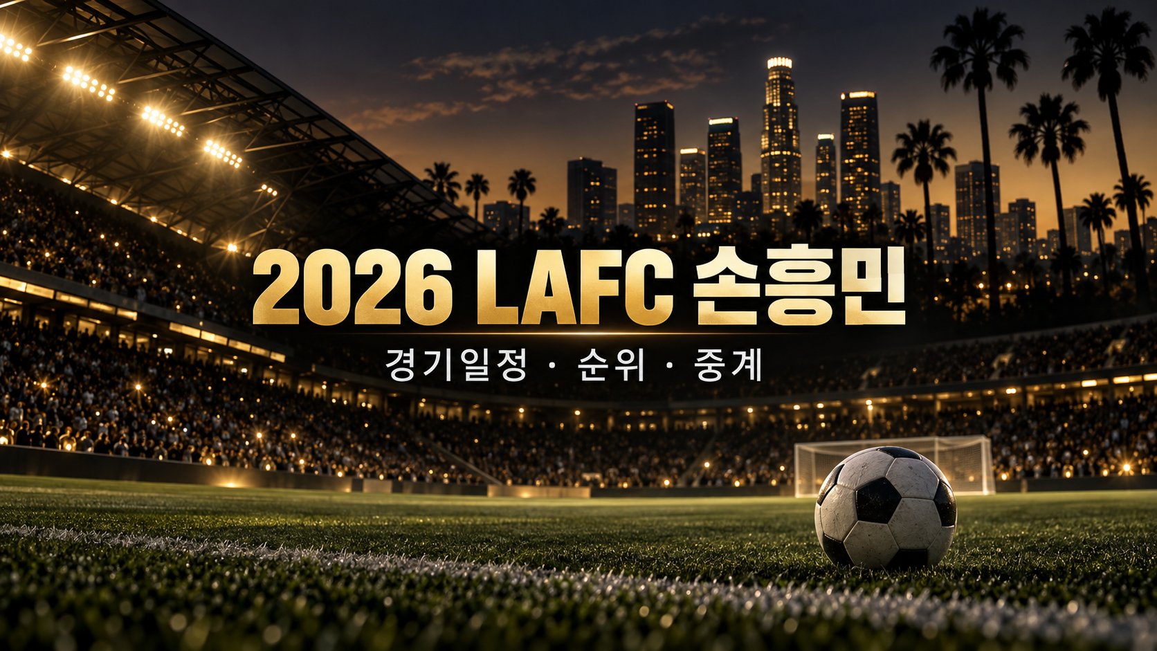 2026 LAFC 손흥민 경기일정 순위 중계