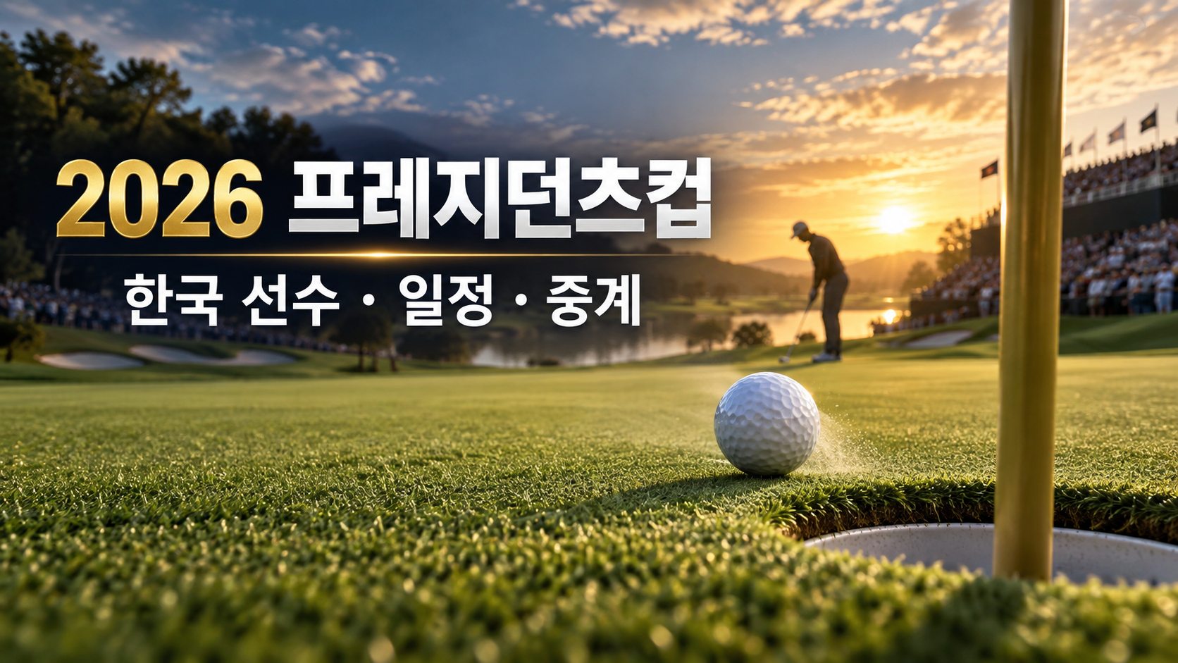 2026 프레지던츠컵 한국 선수 경기일정과 중계