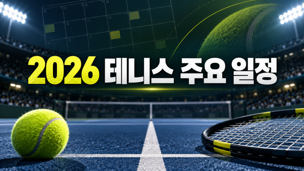 2026 ATP 테니스 주요 일정