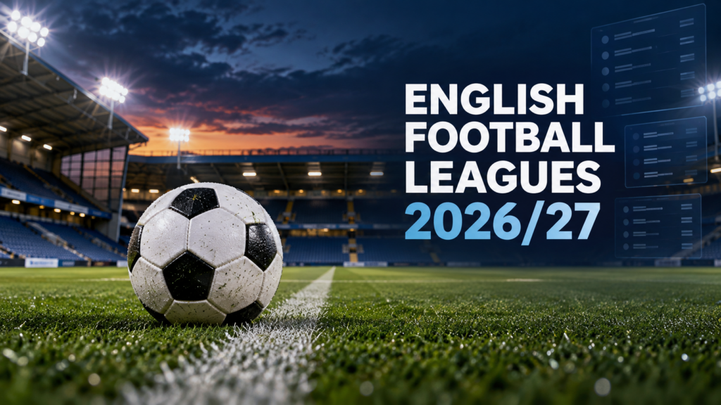 English Football Leagues 2026/27 fixtures, tables and TV guide